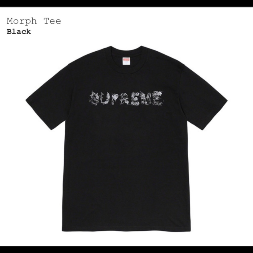 Supreme ss20 black morph tee